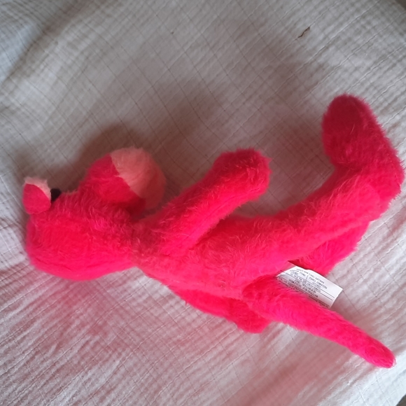 14 inch pink Panther vintage stuffed animal 1964 Mirishc Geoffrey - Picture 5 of 6